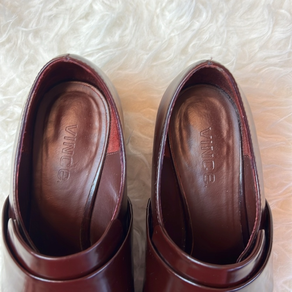 Vince Women’s Yaeger Oxblood Pointed-Toe Loafers Dress Shoes Size 6M US - Picture 11 of 17